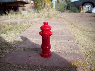 Red fire hydrant lighter